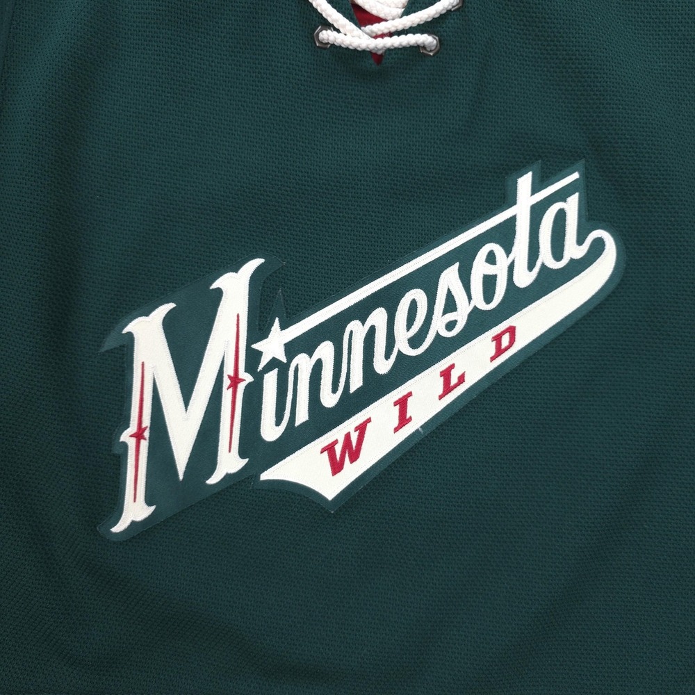 Minnesota Wild Jersey Womens Large Green NHL Ice Hockey Reebok Zach Parise 11 - Picture 3 of 13